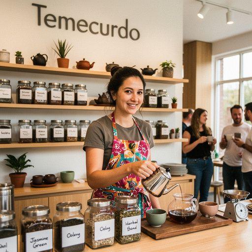 Tálcán elhelyezett köményes tea és teáscsésze, romantikus hangulatban.